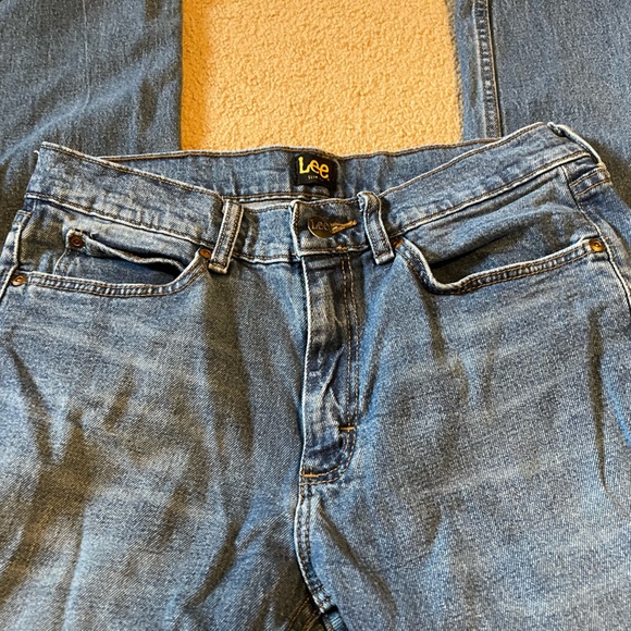 Mens Lee Slim Fit Jeans - Picture 3 of 5